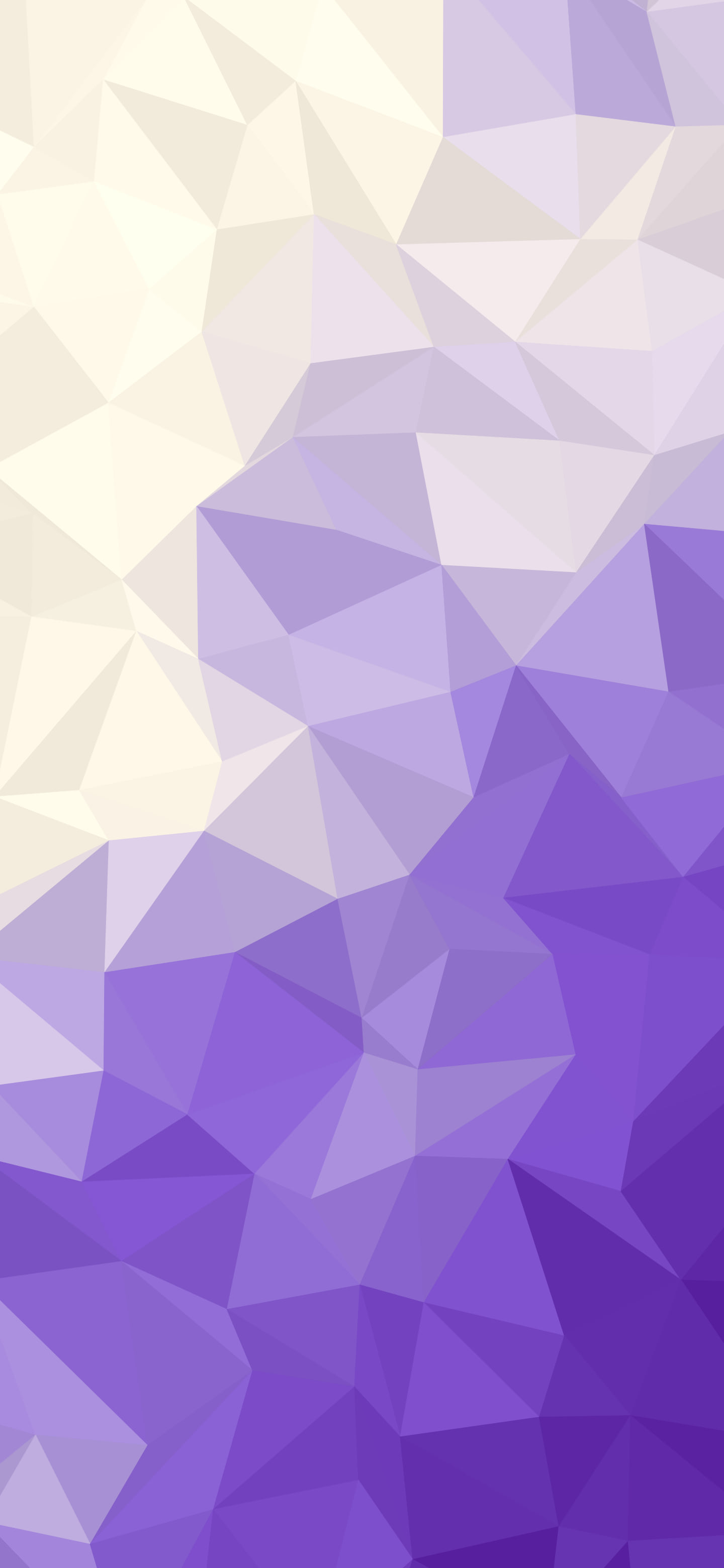 Purple and Cream Low Poly wallpaper for iPhone and Android