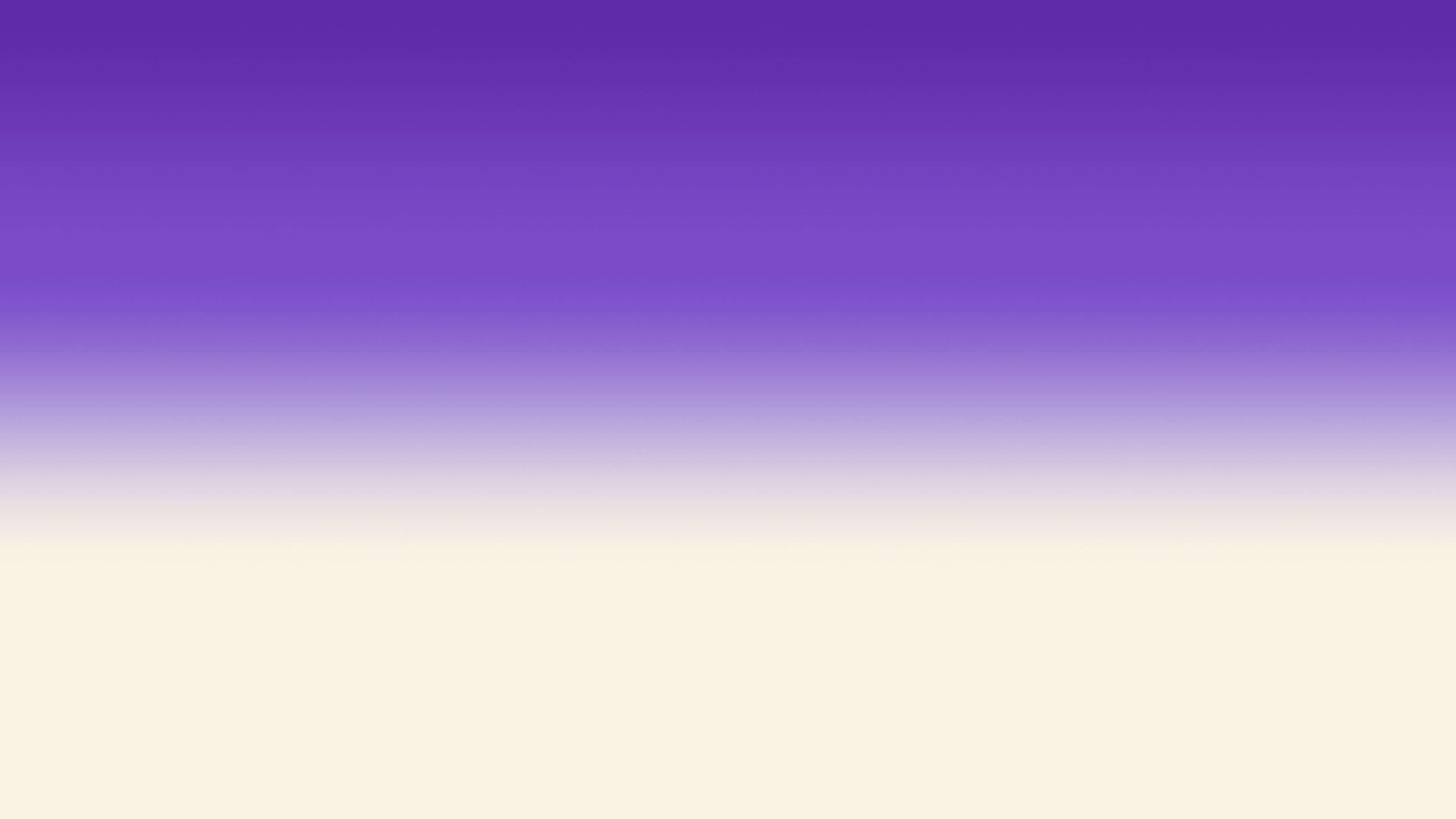 Purple and Cream Ombre Gradient desktop wallpaper in 4K