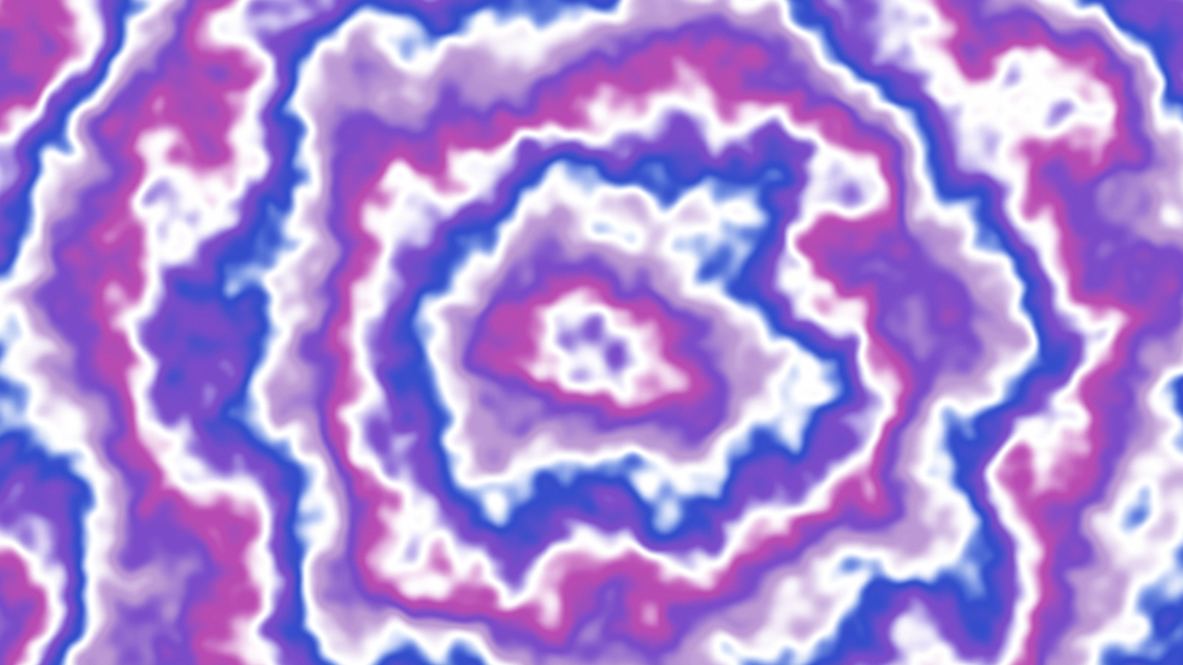Purple Bullseye Tie Dye desktop wallpaper in 4K