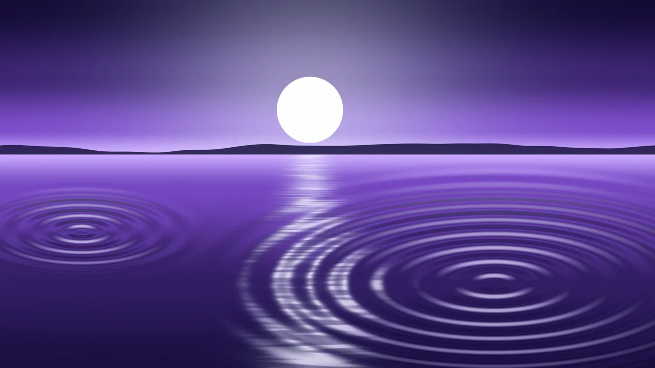 Purple Calm Water Ripples desktop wallpaper in 4K