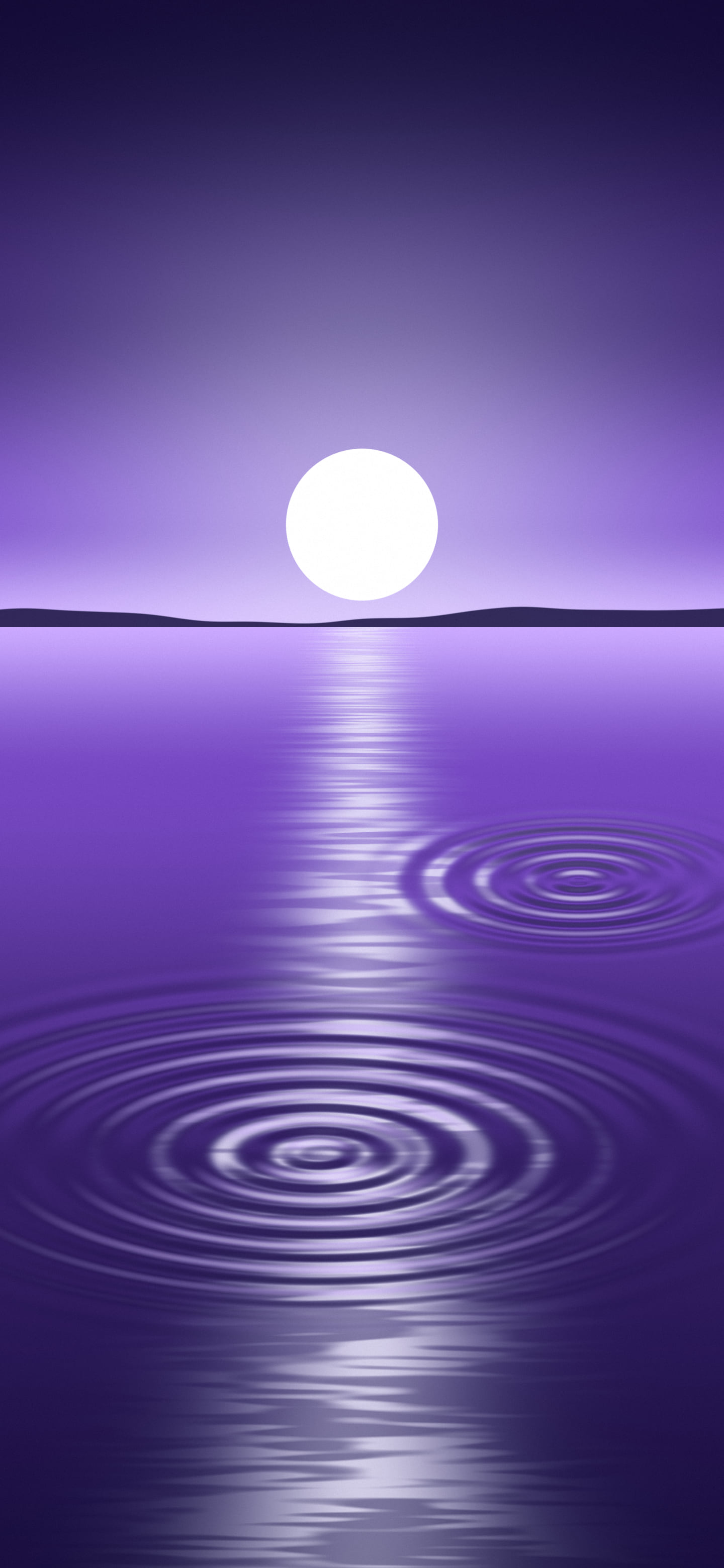 Purple Calm Water Ripples wallpaper for iPhone and Android