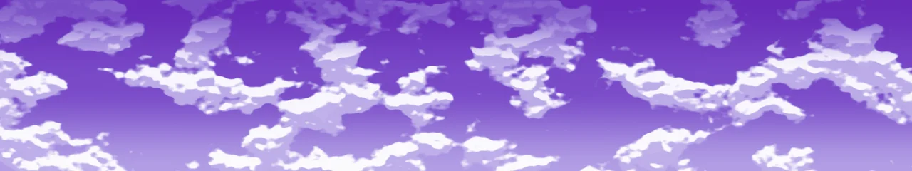 Purple Cloudy Sky triple monitor wallpaper, 7680 × 1440
