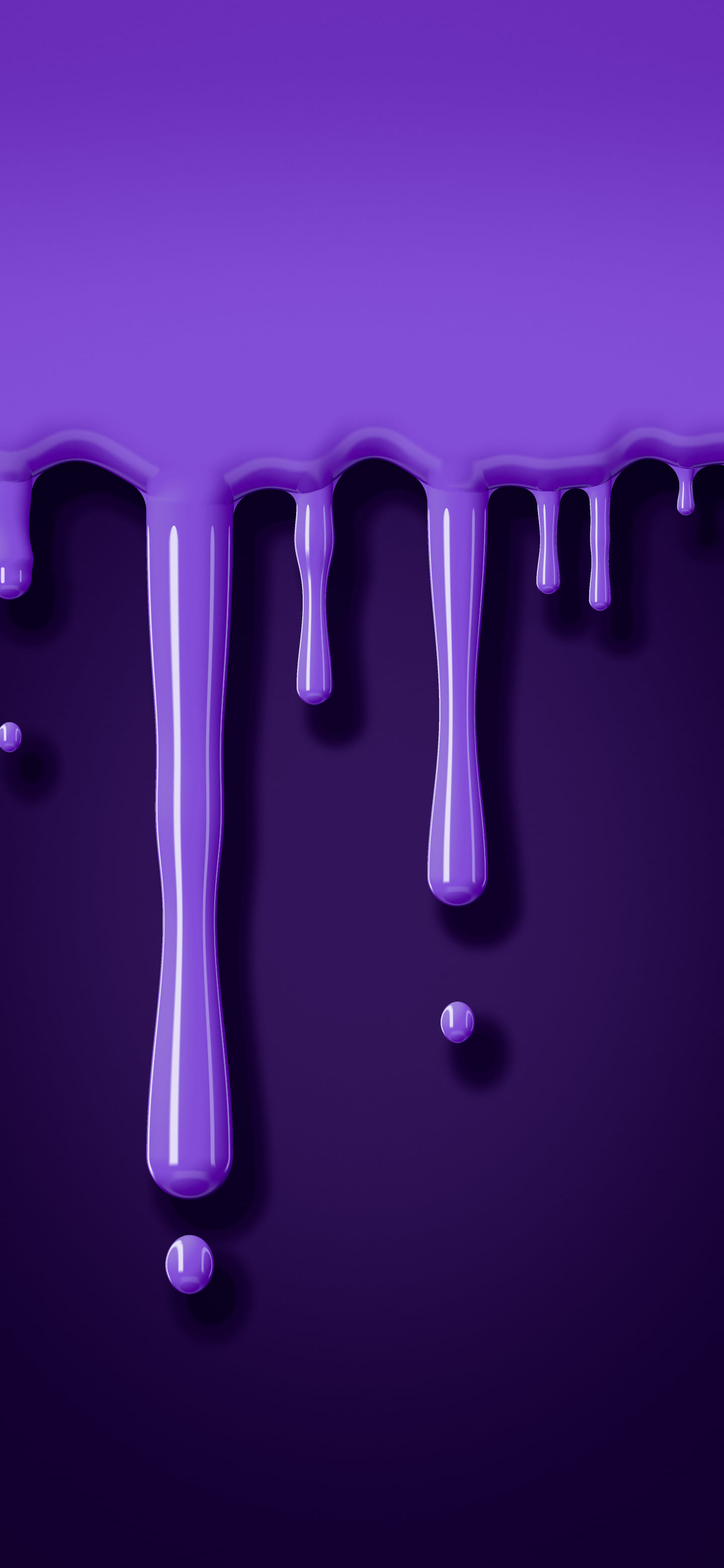 Purple Dripping Slime wallpaper for iPhone and Android