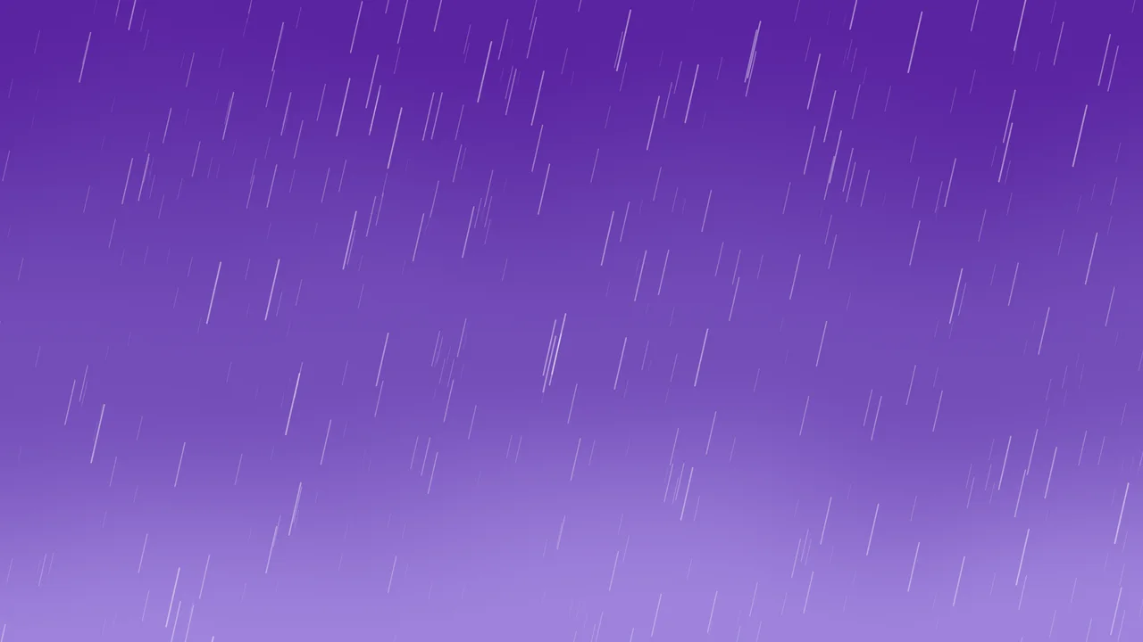 Purple Falling Rain desktop wallpaper in 4K