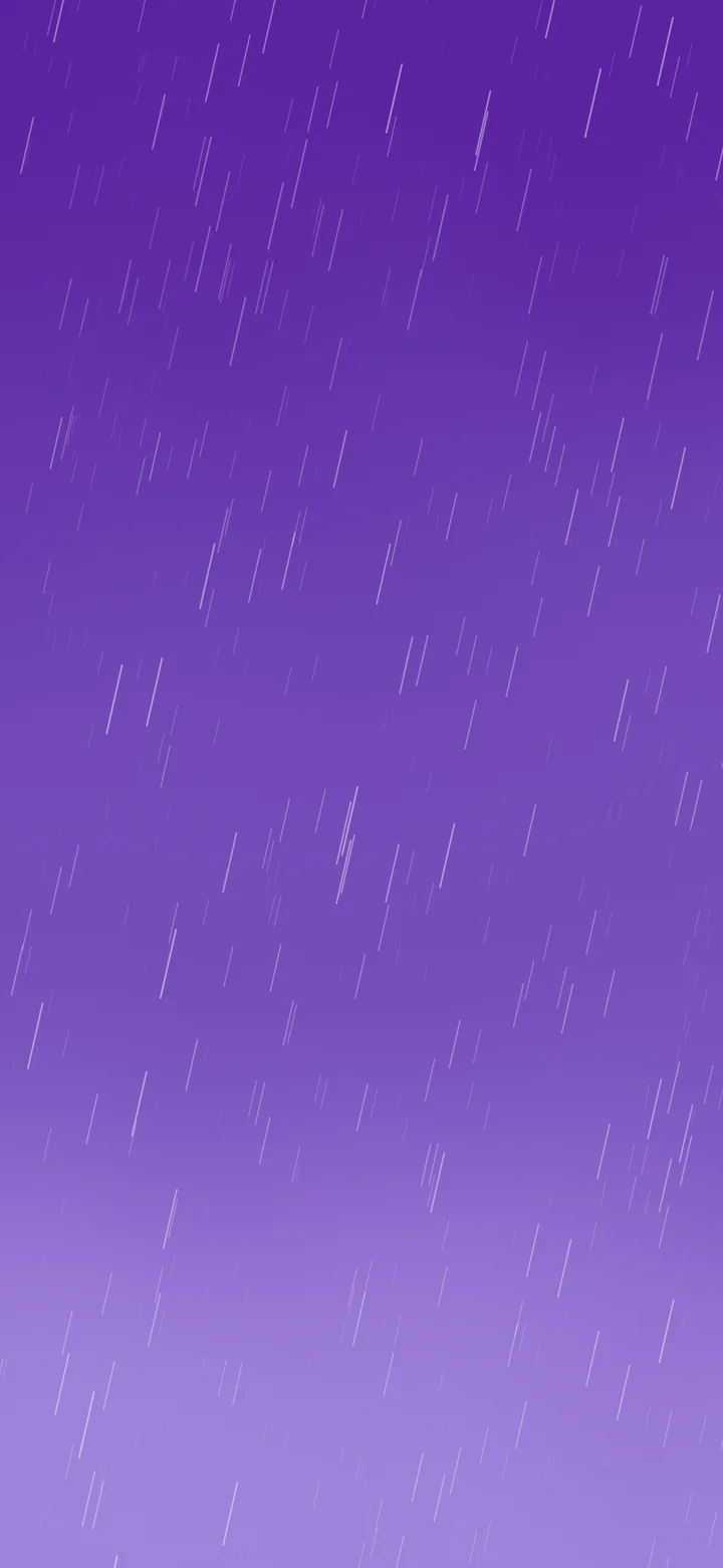 Purple Falling Rain wallpaper for iPhone and Android