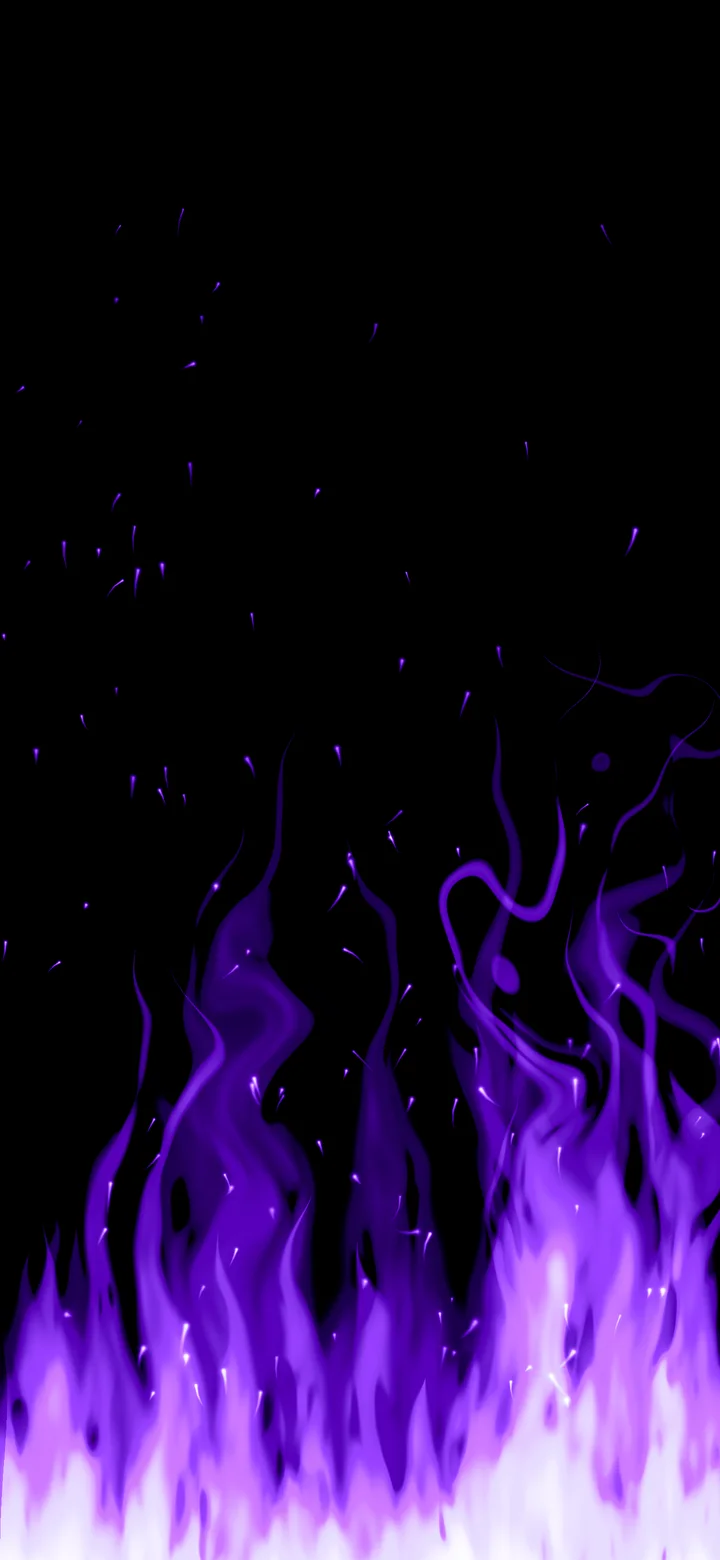 Purple Flames wallpaper for iPhone and Android
