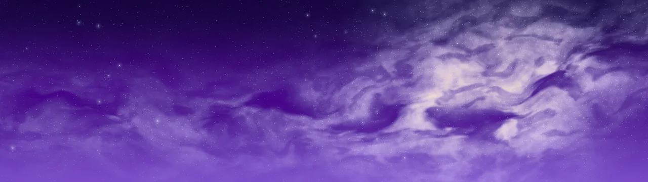 Purple Galaxy Core dual monitor wallpaper, 7680 × 2160
