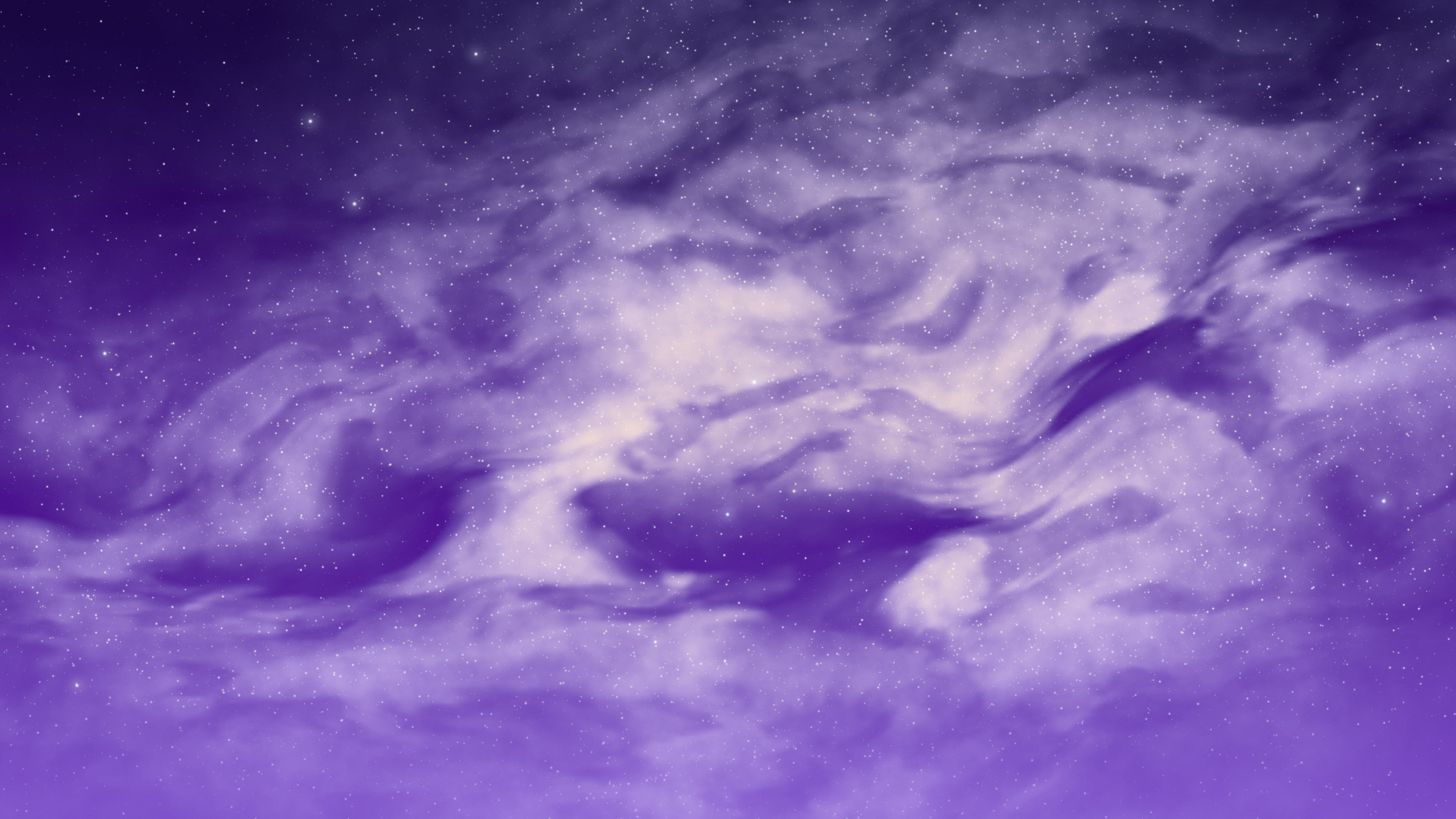 Purple Galaxy Core desktop wallpaper in 4K