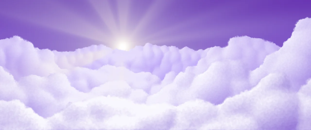 Purple Heavenly Clouds ultrawide wallpaper, 3440 × 1440