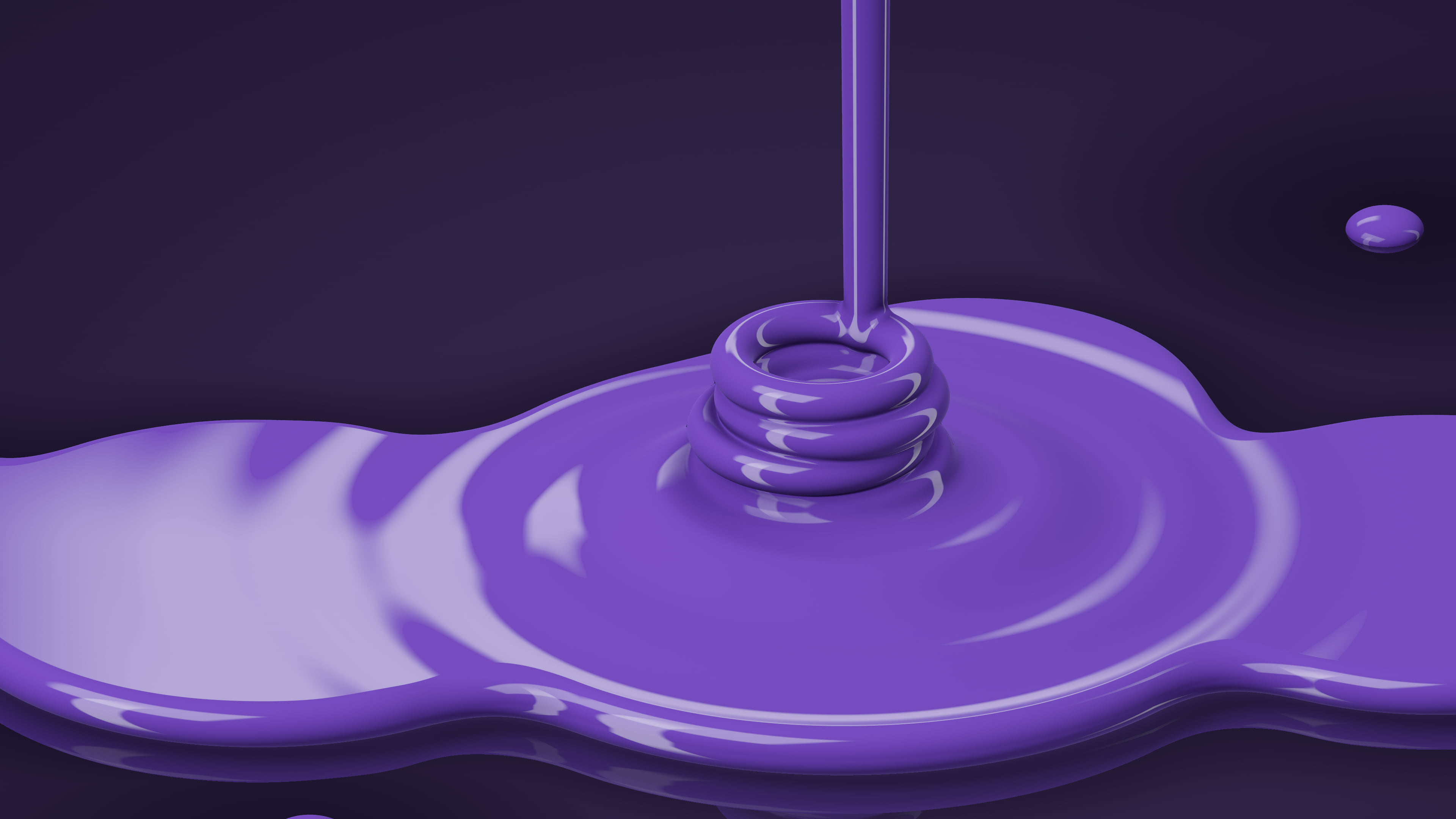 Purple Liquid Pour desktop wallpaper in 4K