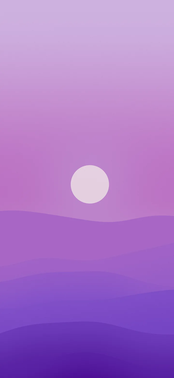 Purple Minimalist Desert Dunes wallpaper for iPhone and Android