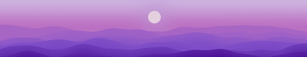 Purple Minimalist Desert Dunes triple monitor wallpaper, 7680 × 1440