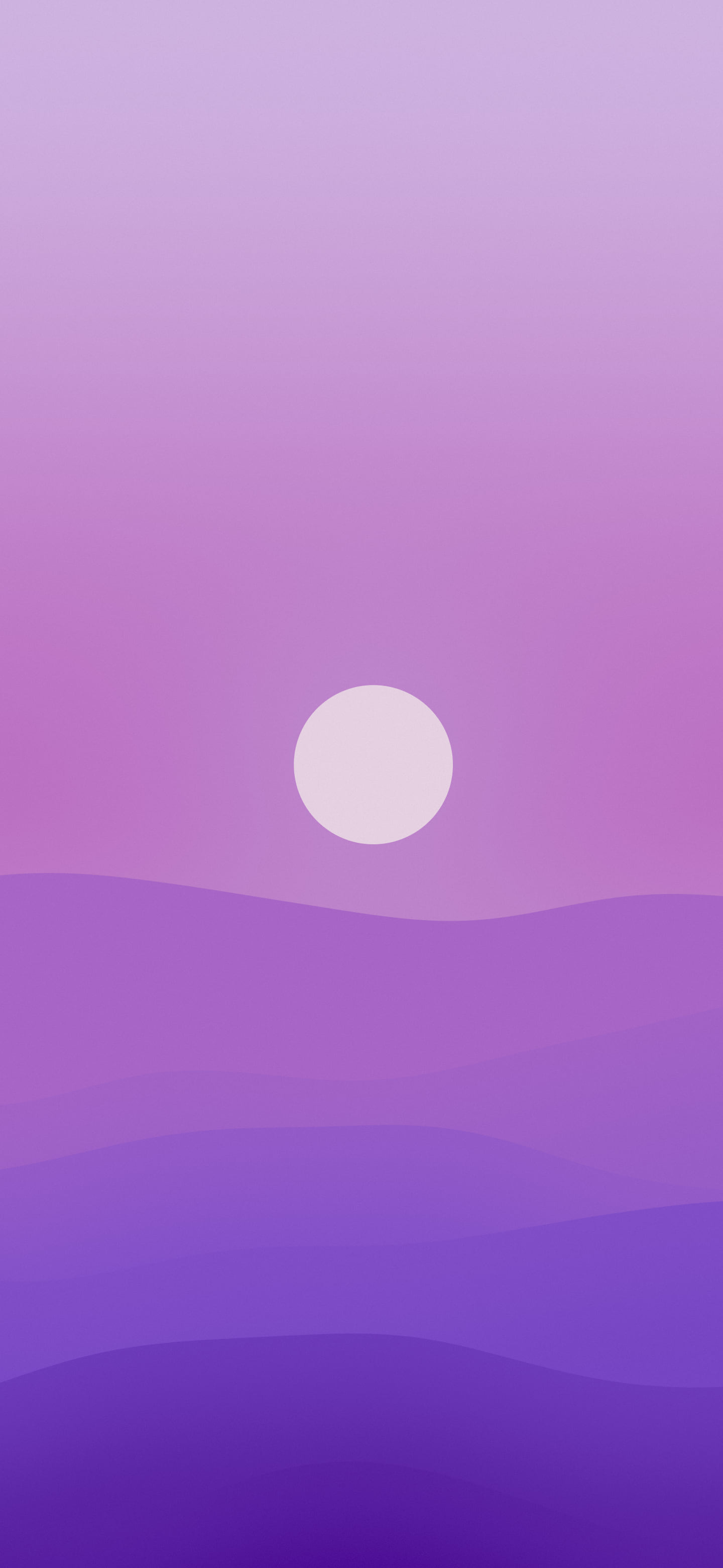 Purple Minimalist Desert Dunes wallpaper for iPhone and Android