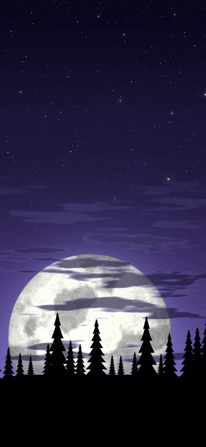 Purple Moonrise wallpaper for iPhone and Android