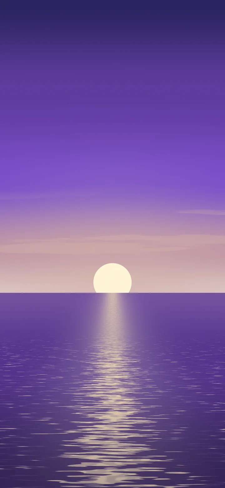 Purple Ocean Sunset wallpaper for iPhone and Android