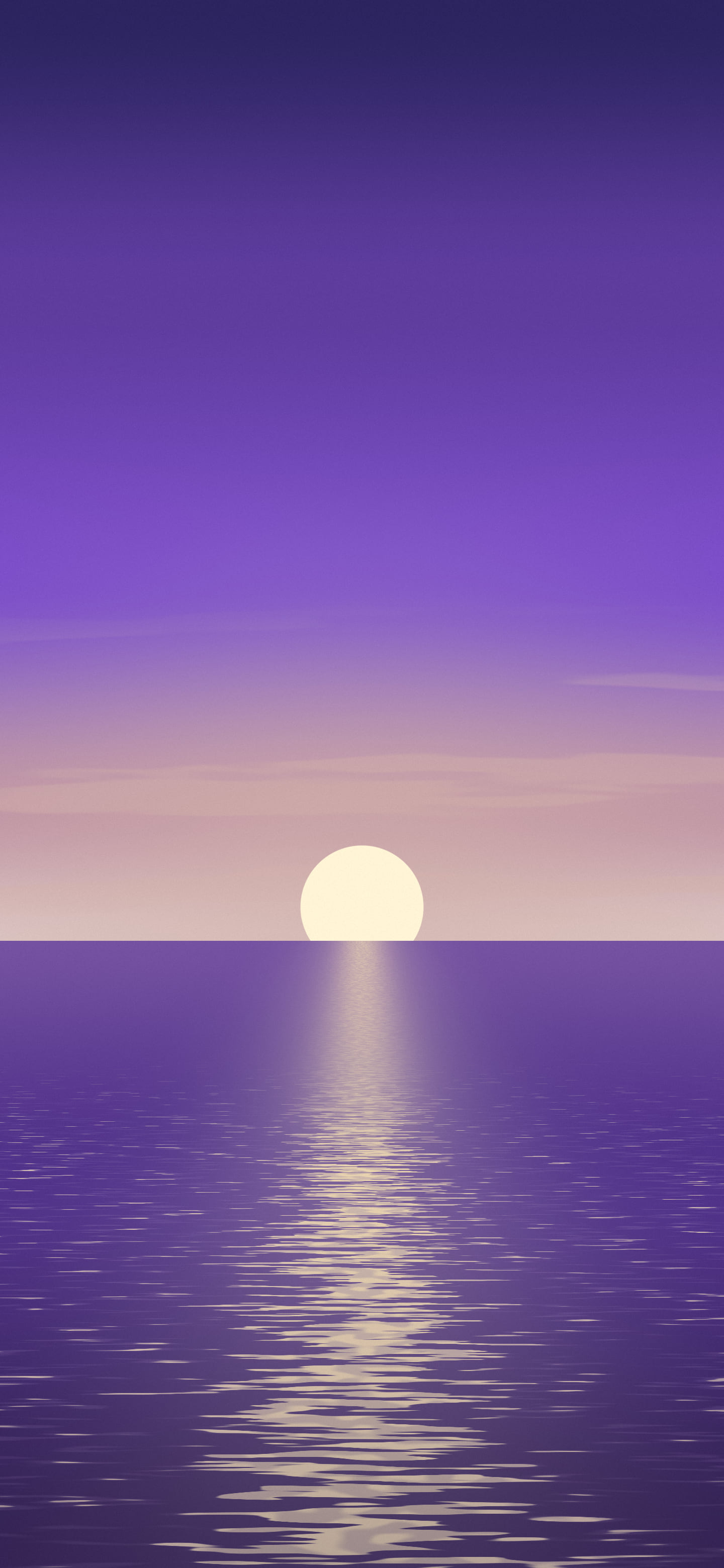 Purple Ocean Sunset wallpaper for iPhone and Android