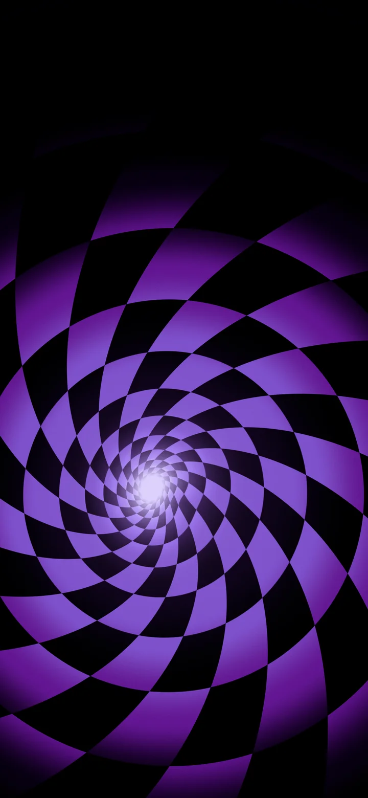 Purple Optical Illusion Tunnel wallpaper for iPhone and Android