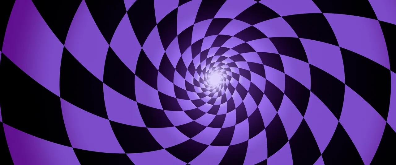 Purple Optical Illusion Tunnel ultrawide wallpaper, 3440 × 1440