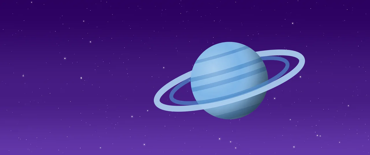 Purple Ringed Planet ultrawide wallpaper, 3440 × 1440