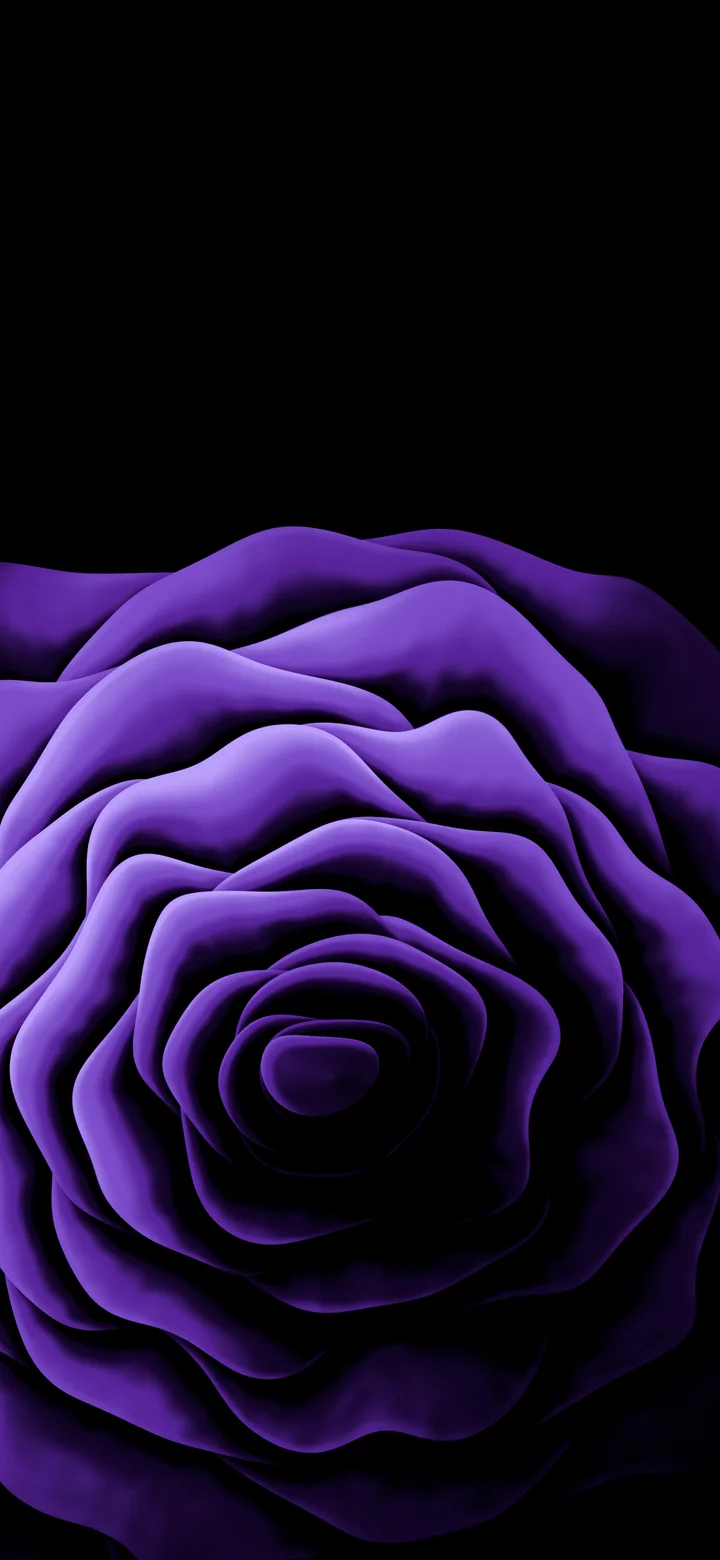 Purple Rose from Above wallpaper for iPhone and Android