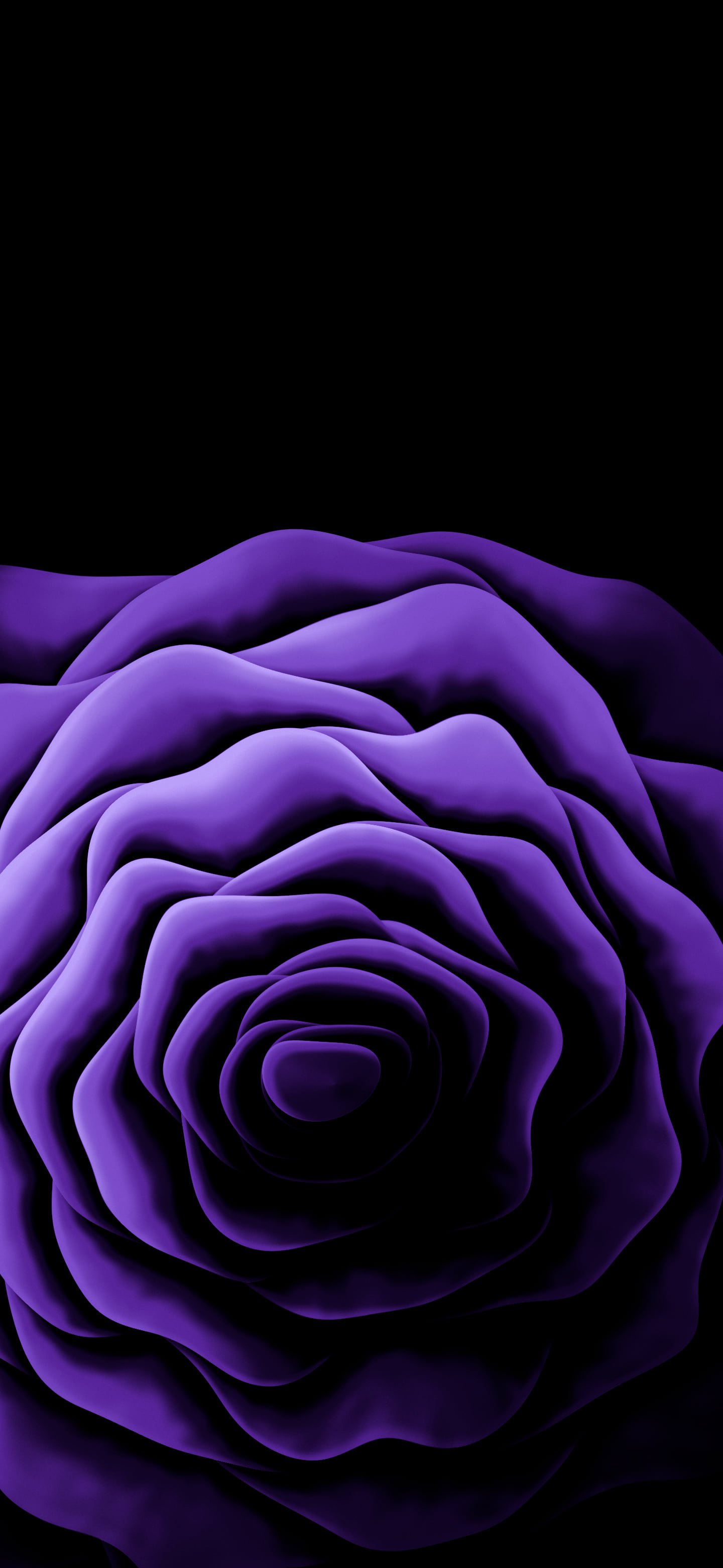 Purple Rose from Above wallpaper for iPhone and Android