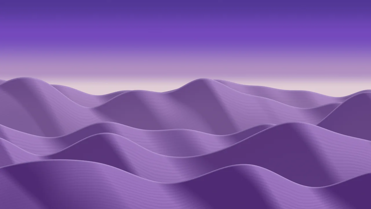 Purple Sand Dunes desktop wallpaper in 4K