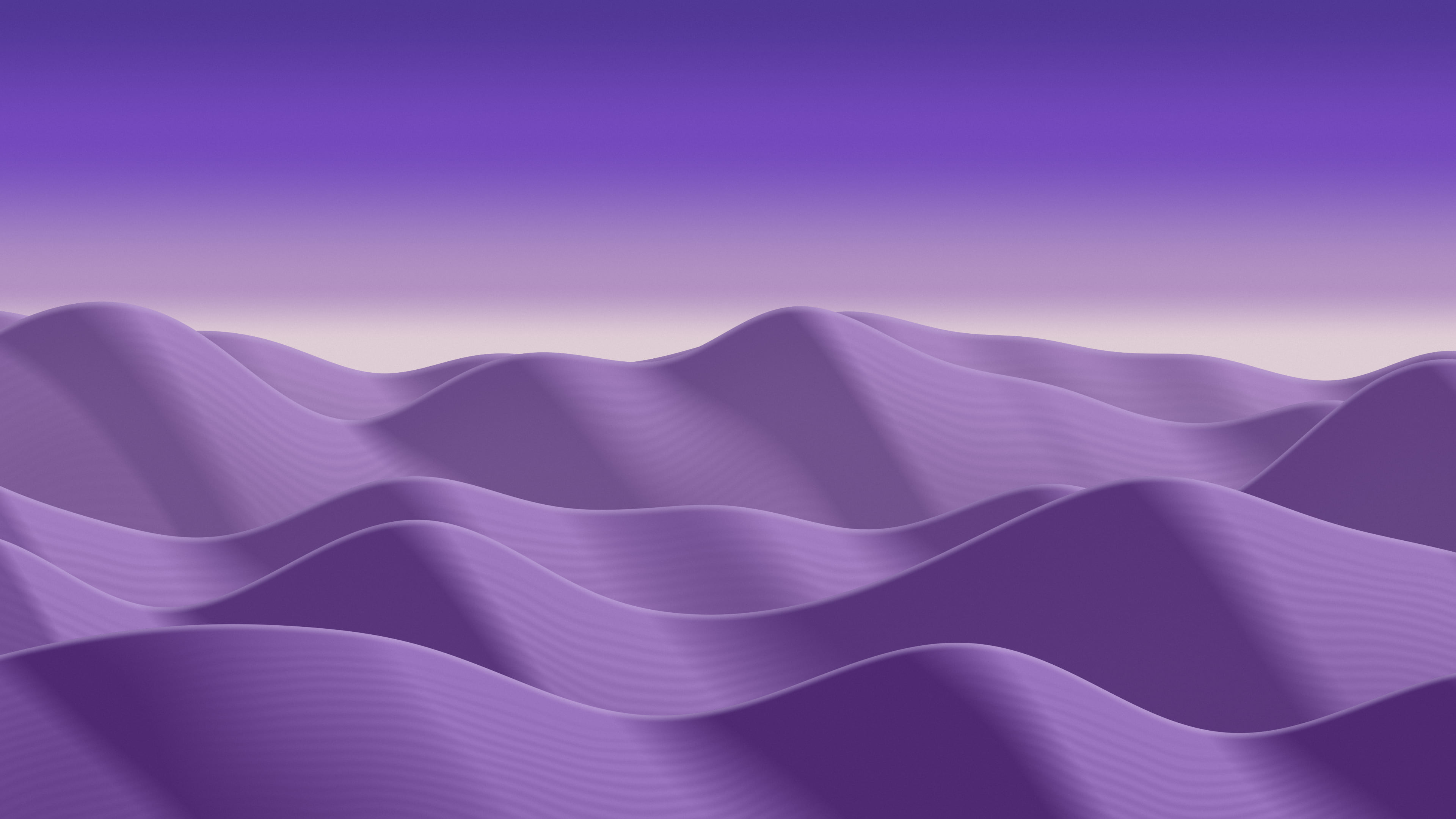 Purple Sand Dunes desktop wallpaper in 4K