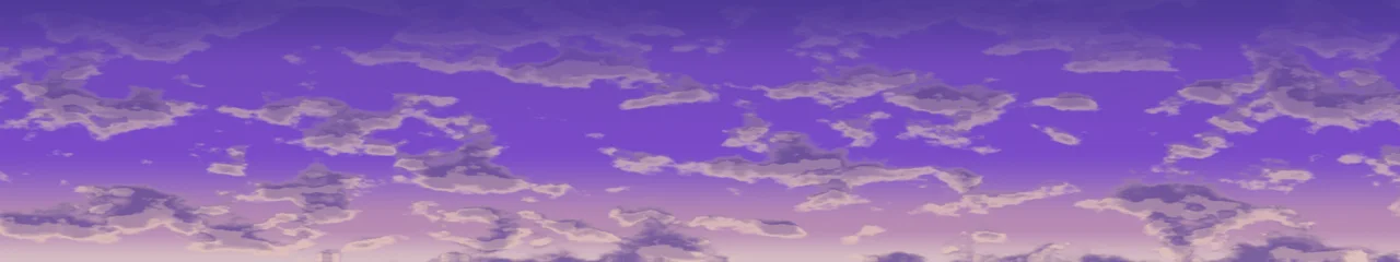 Purple Sunset Clouds triple monitor wallpaper, 7680 × 1440