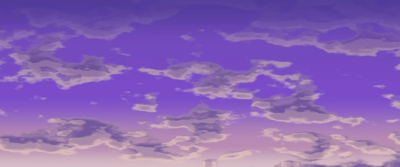 Purple Sunset Clouds ultrawide wallpaper, 3440 × 1440