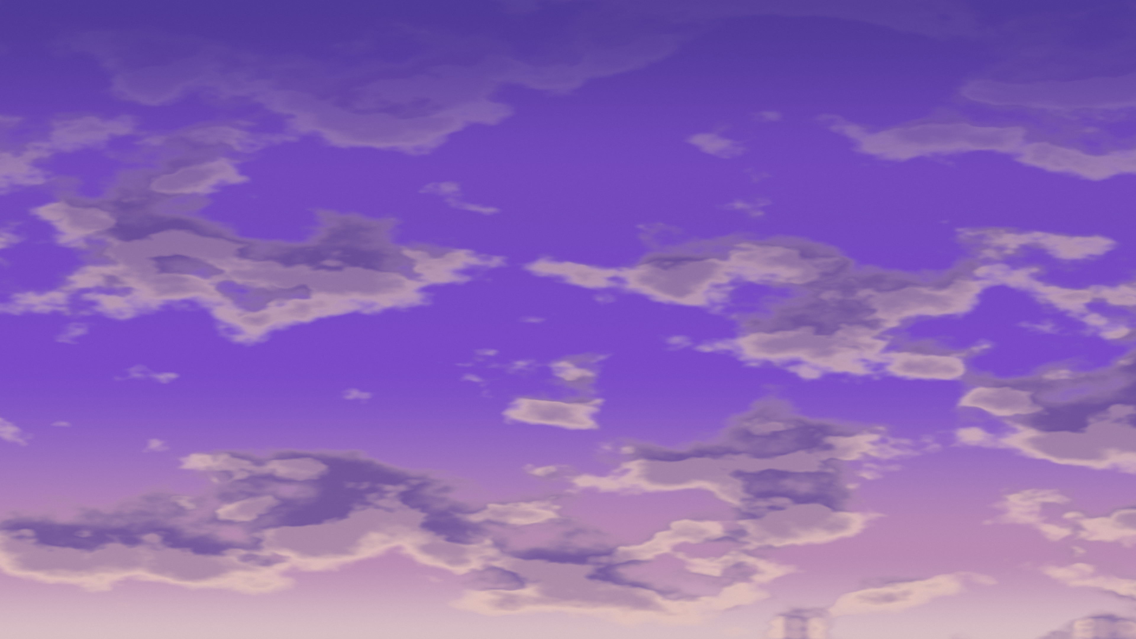 Purple Sunset Clouds desktop wallpaper in 4K