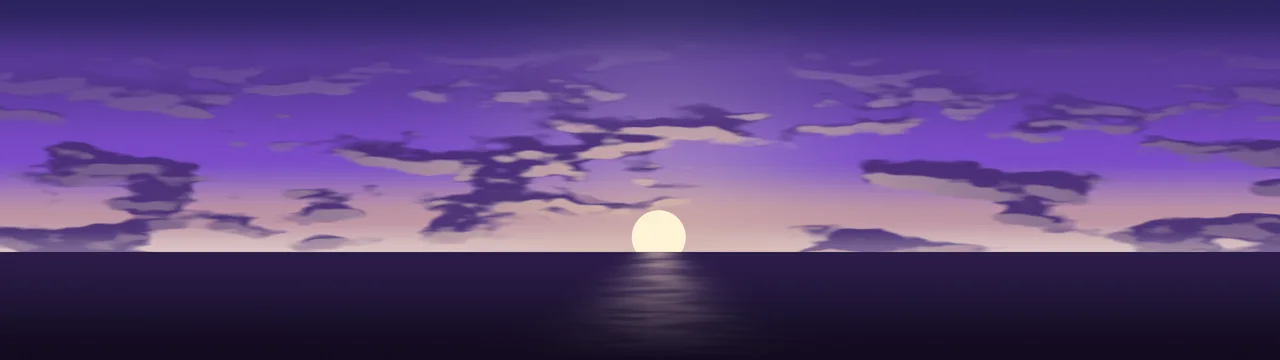 Purple Sunset Sky dual monitor wallpaper, 7680 × 2160
