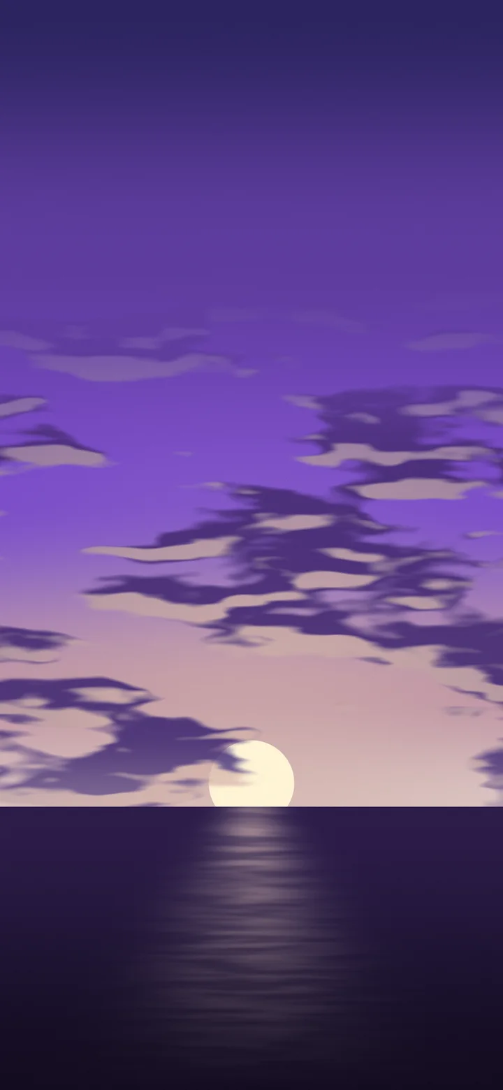 Purple Sunset Sky wallpaper for iPhone and Android