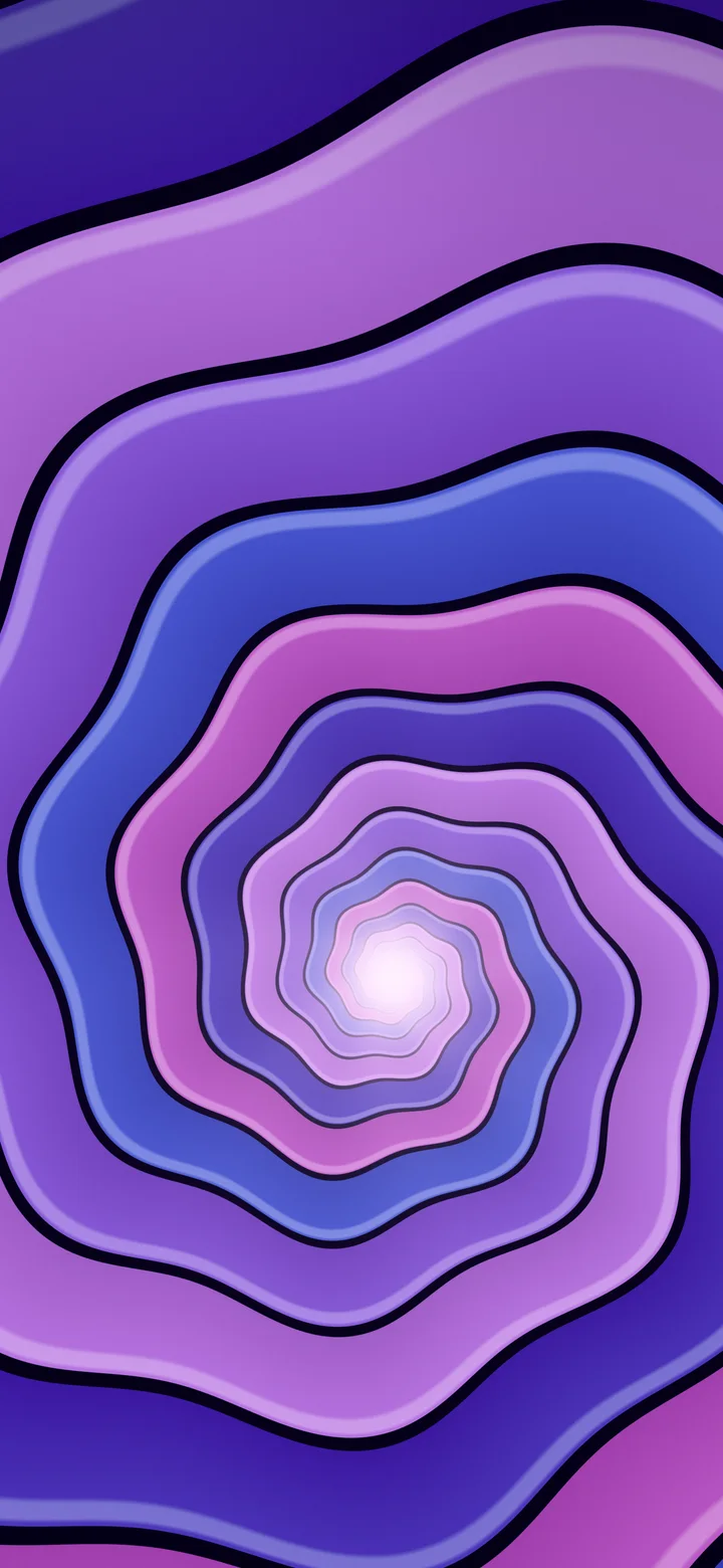 Purple Trippy Spiral Tunnel wallpaper for iPhone and Android