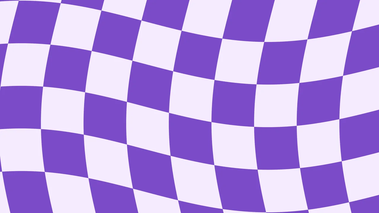 Purple Wavy Checkered desktop wallpaper in 4K