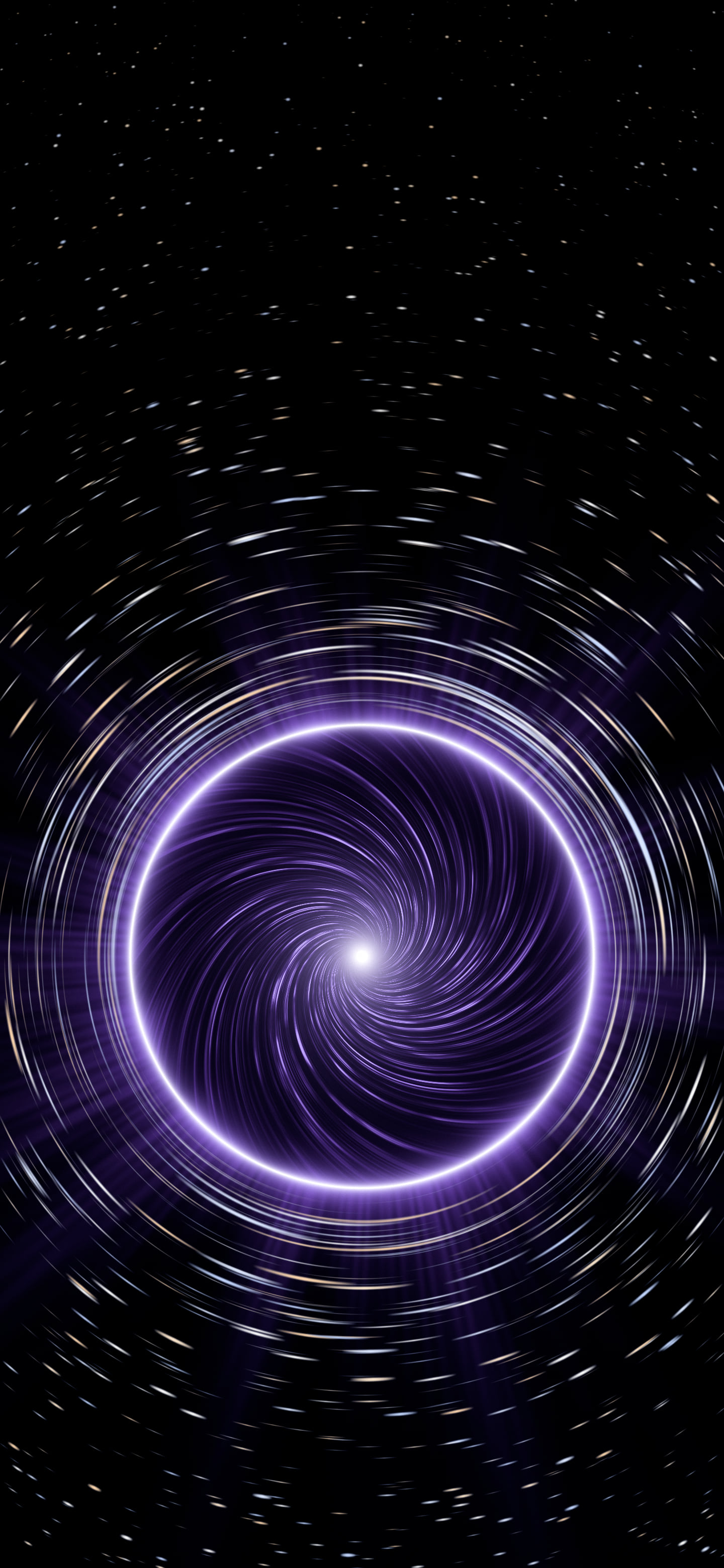 Purple Wormhole wallpaper for iPhone and Android