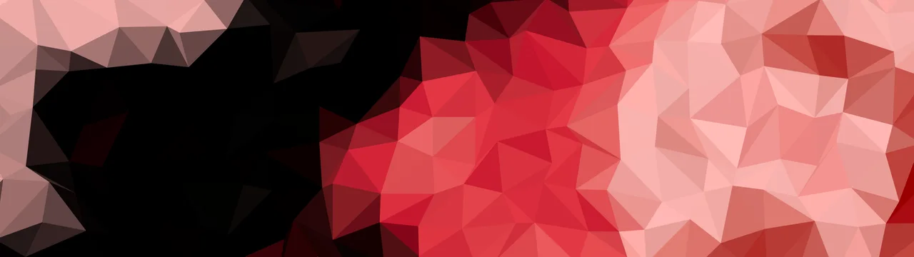 Red and Black Low Poly dual monitor wallpaper, 7680 × 2160