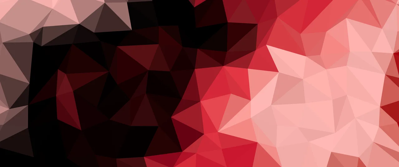 Red and Black Low Poly ultrawide wallpaper, 3440 × 1440