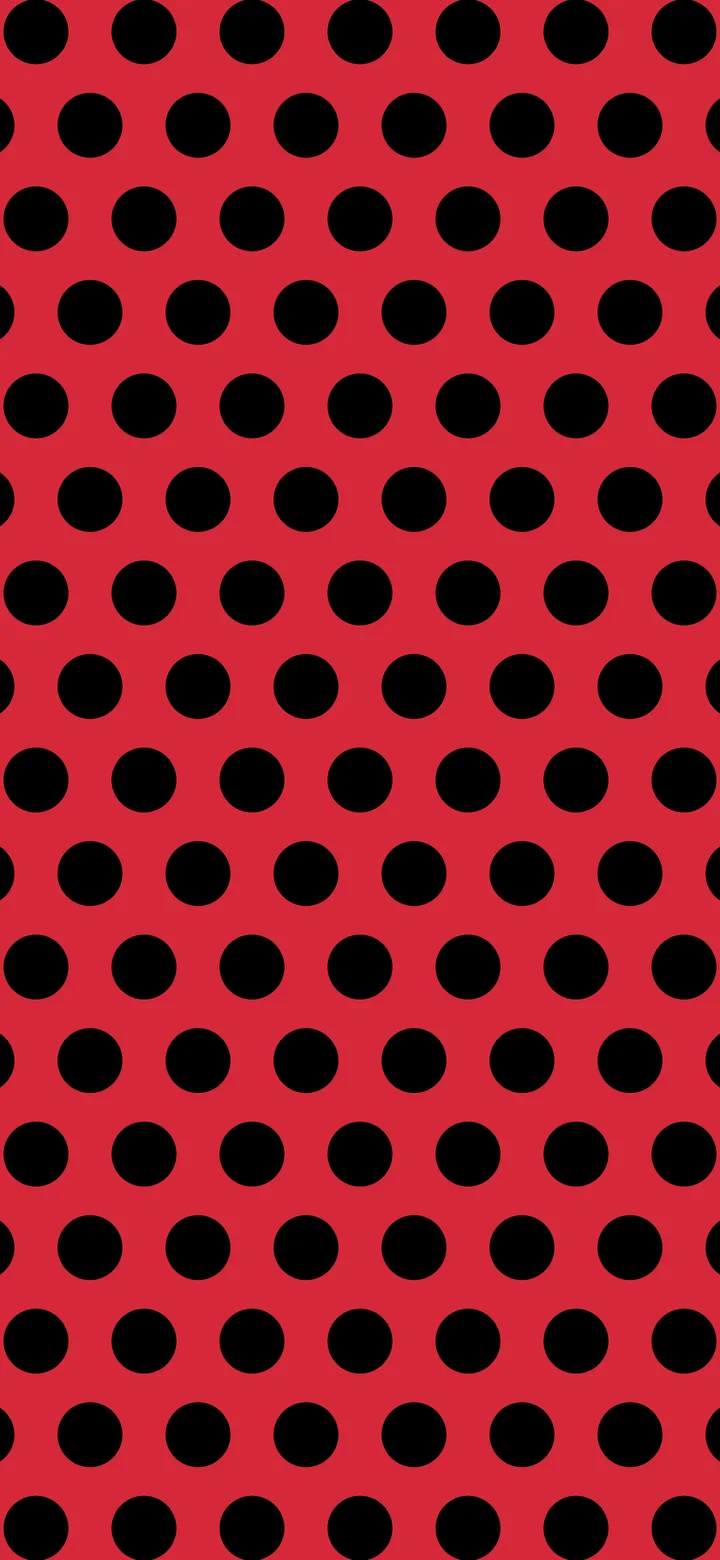 Red and Black Polka Dot wallpaper for iPhone and Android