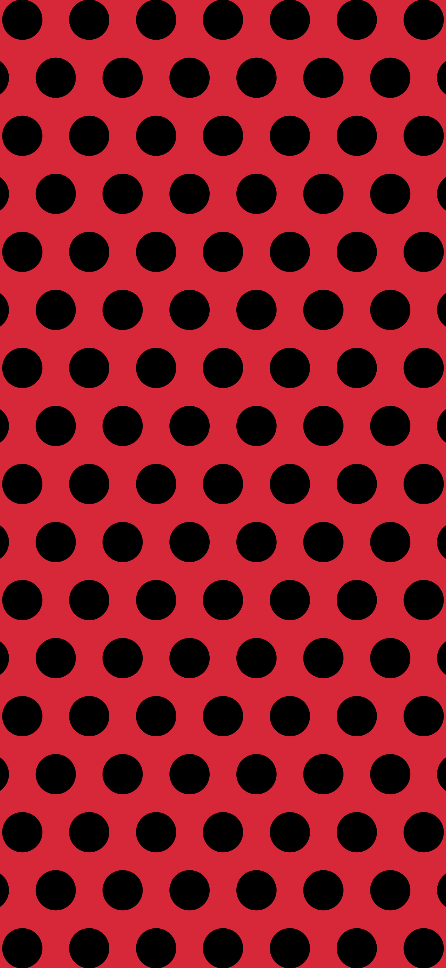 Red and Black Polka Dot wallpaper for iPhone and Android
