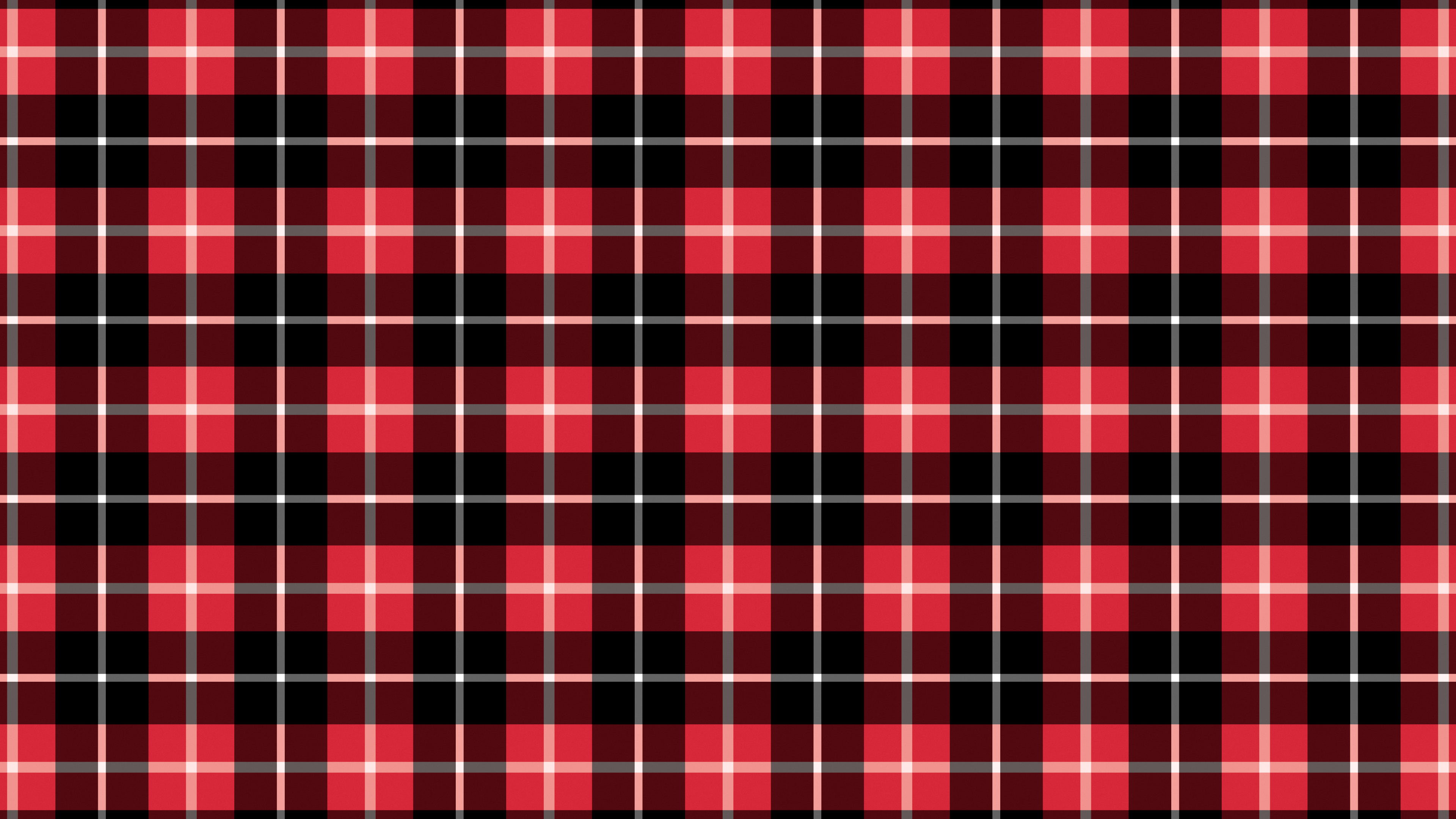 Red and Black Tartan Plaid desktop wallpaper in 4K