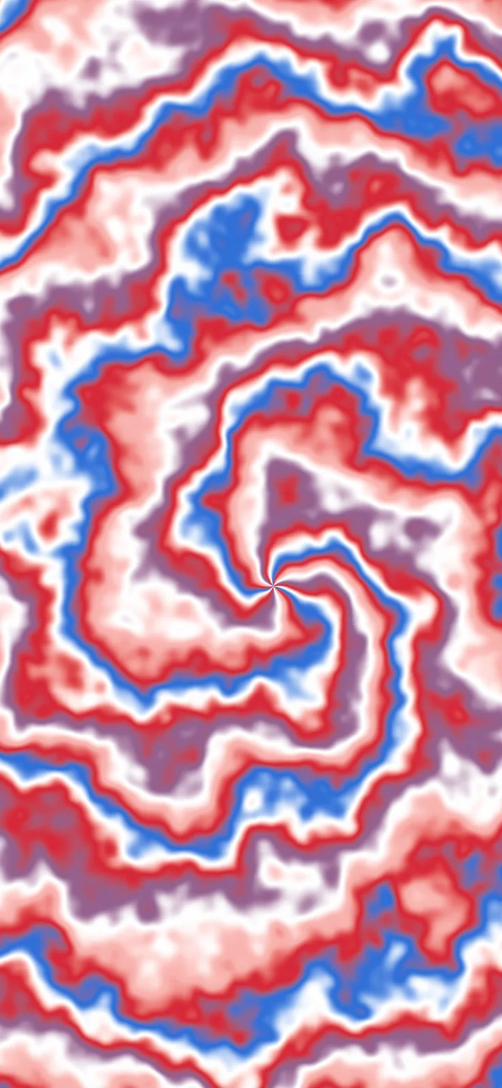 Red and Blue Spiral Tie Dye wallpaper for iPhone and Android