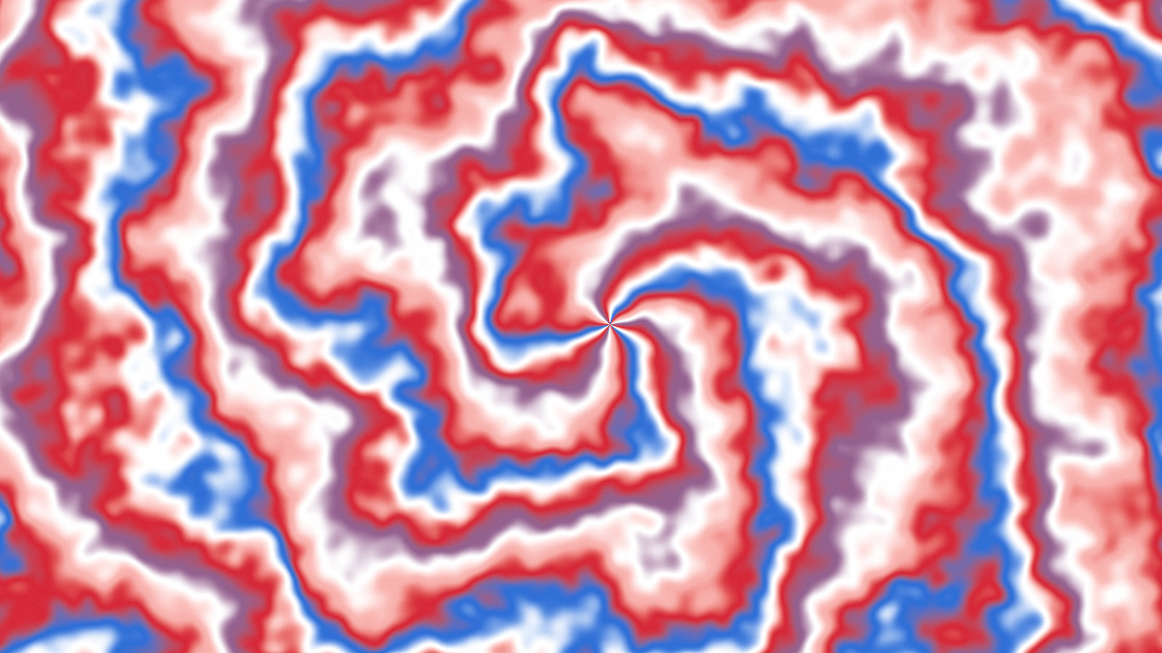 Red and Blue Spiral Tie Dye desktop wallpaper in 4K