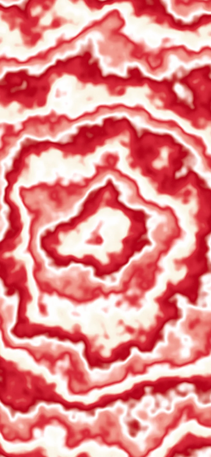 Red and Cream Bullseye Tie Dye wallpaper for iPhone and Android