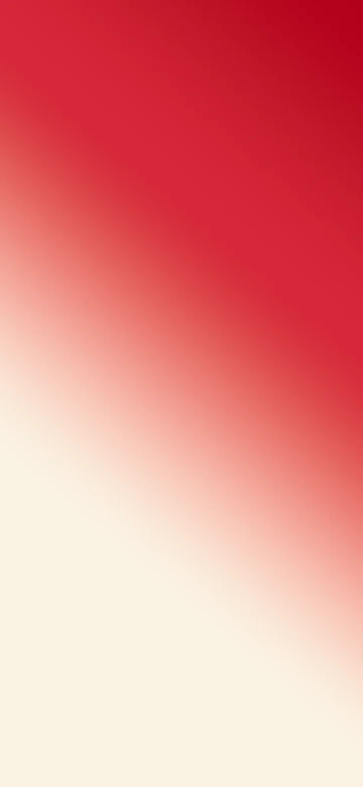 Red and Cream Diagonal Ombre Gradient wallpaper for iPhone and Android