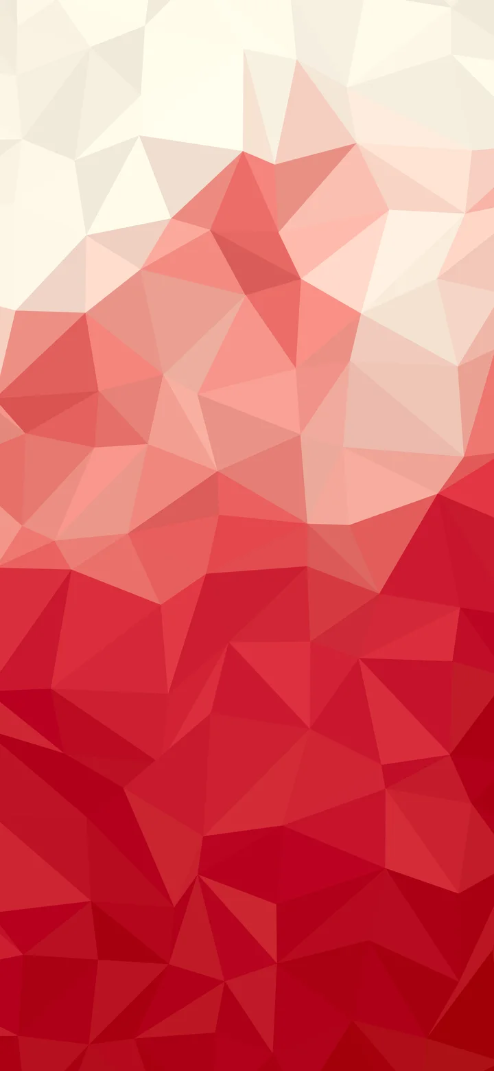 Red and Cream Low Poly wallpaper for iPhone and Android