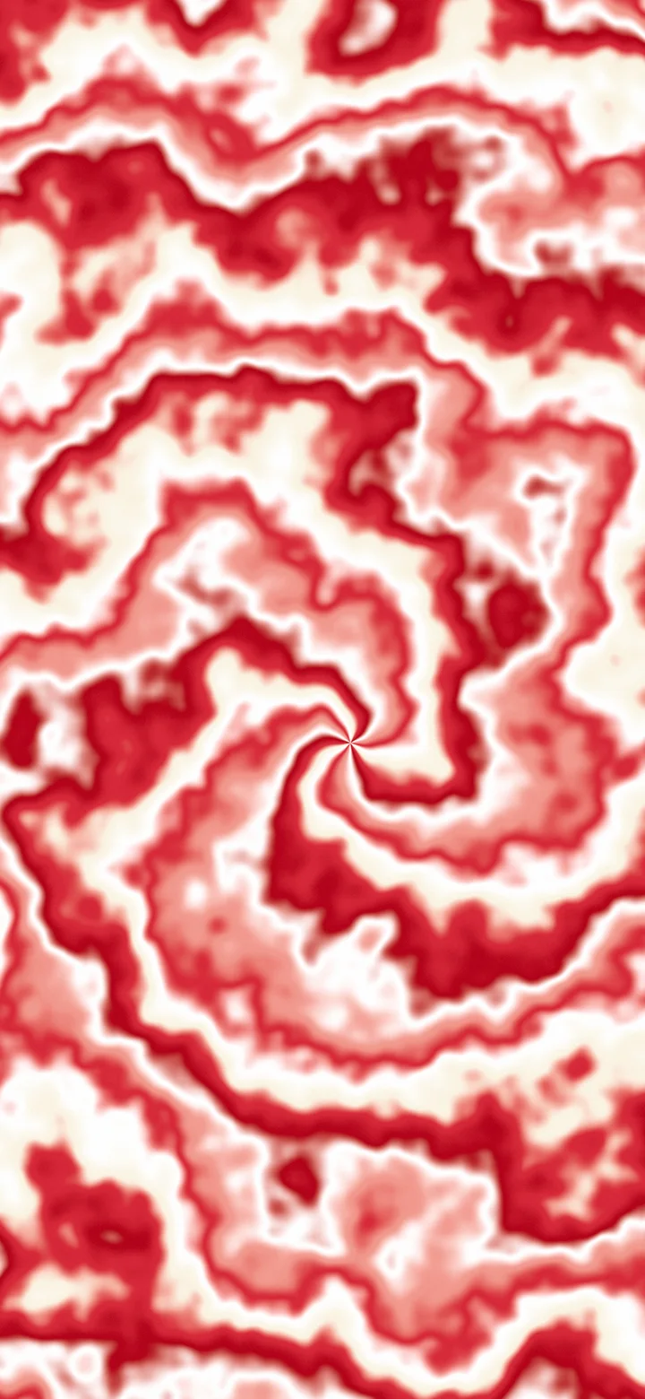 Red and Cream Spiral Tie Dye wallpaper for iPhone and Android