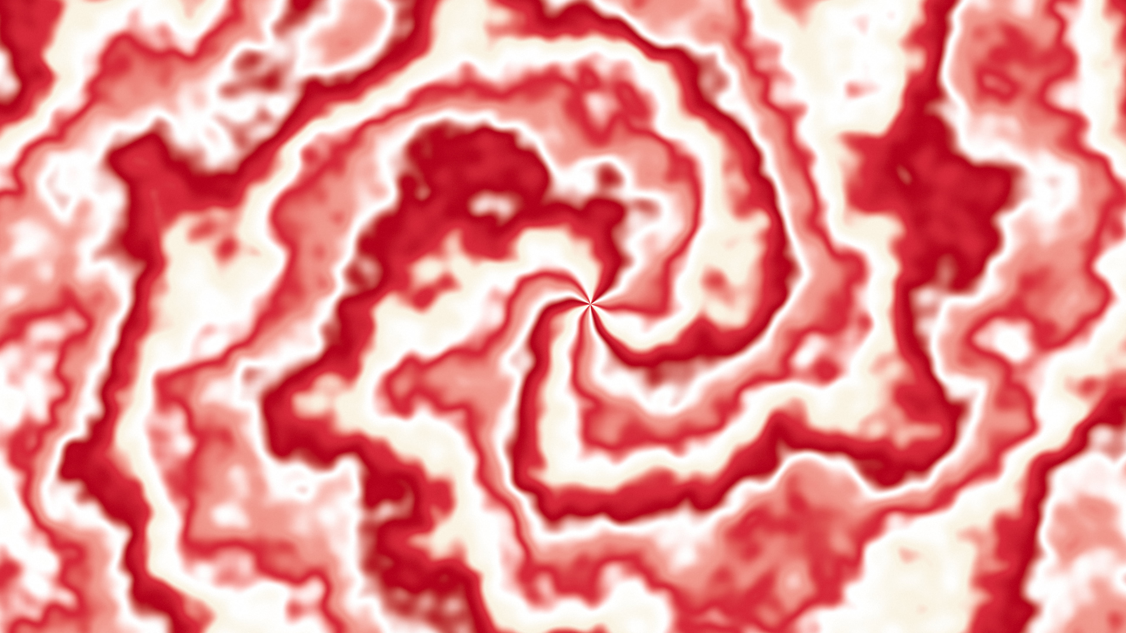 Red and Cream Spiral Tie Dye desktop wallpaper in 4K