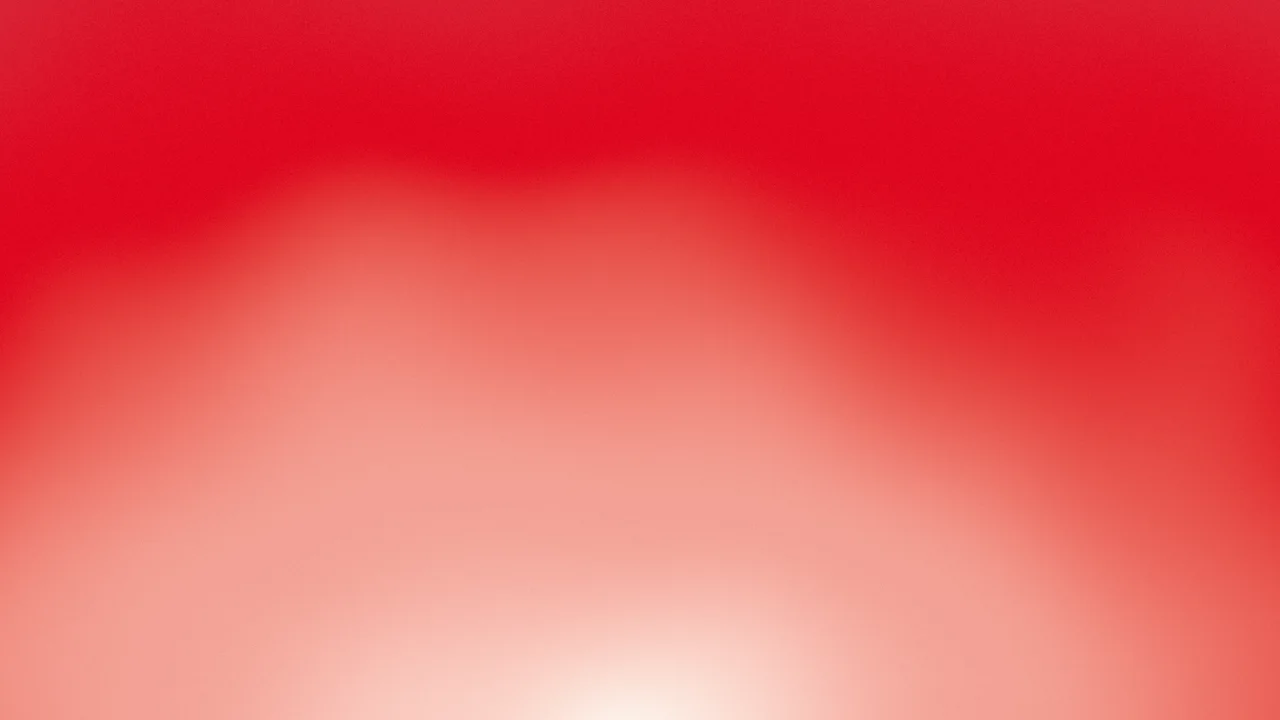 Red and Cream Sunrise Aura Gradient desktop wallpaper in 4K