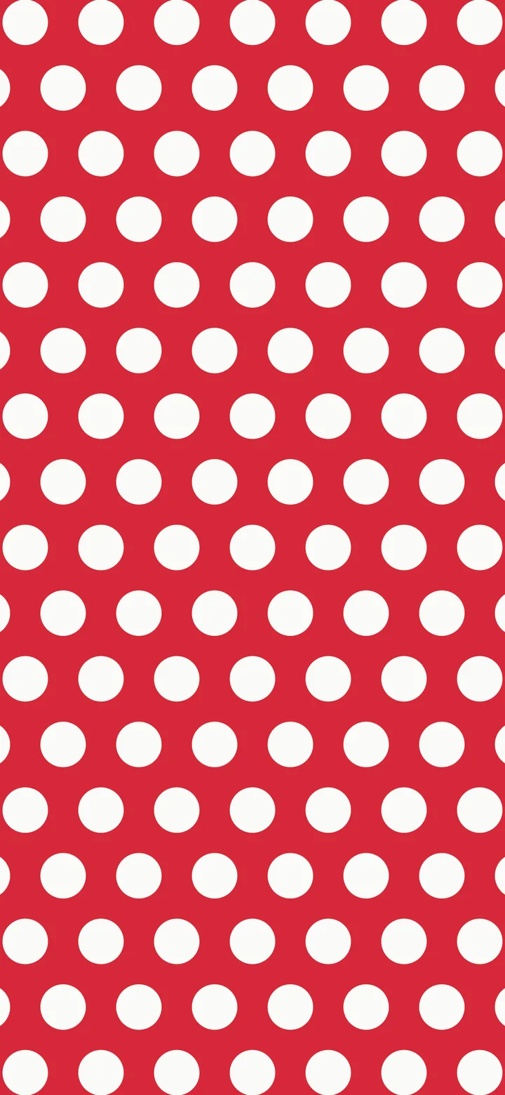 Red and White Polka Dot wallpaper for iPhone and Android
