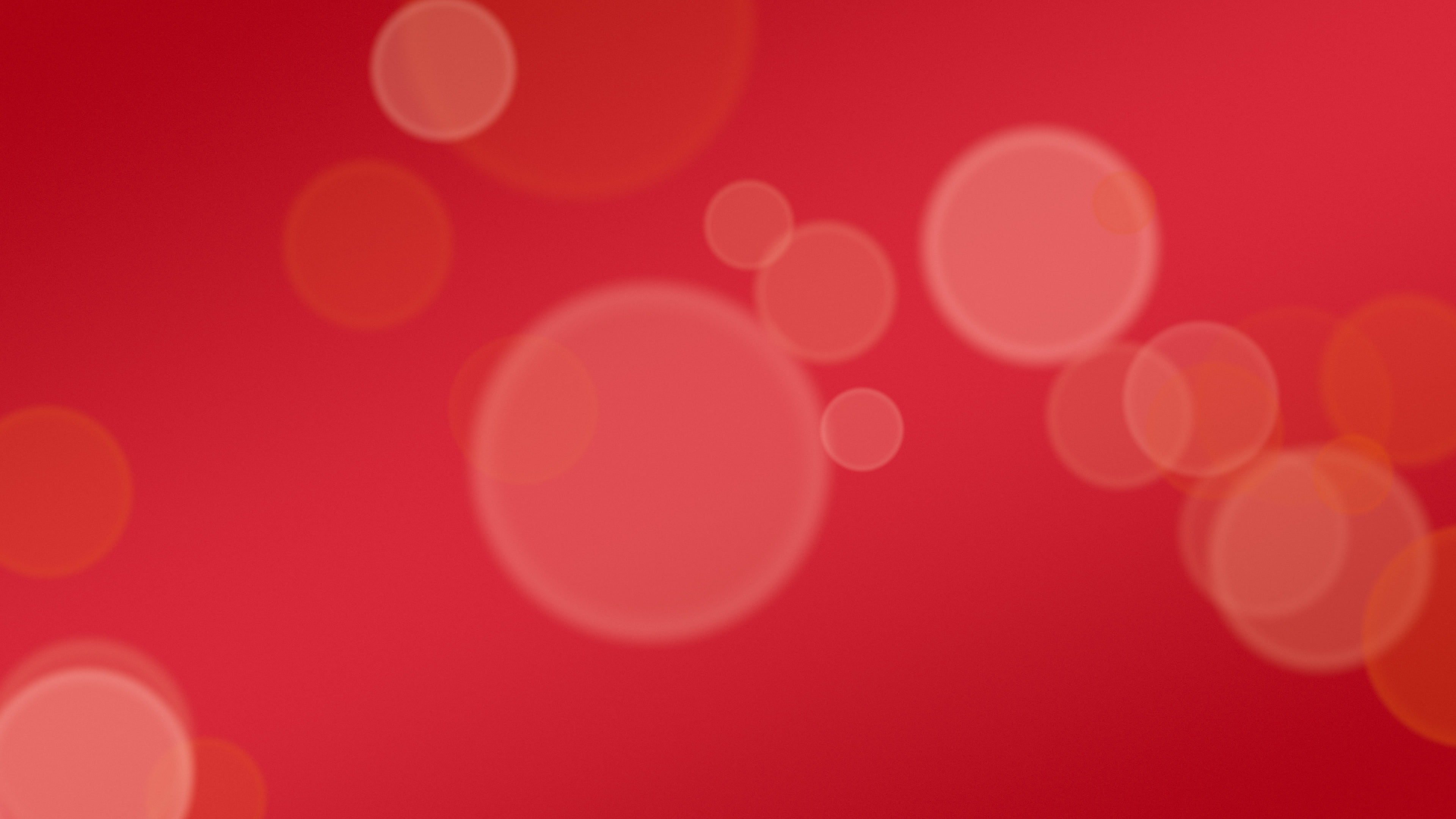 Red Bokeh Lights desktop wallpaper in 4K